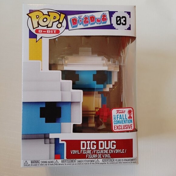 funko Other - Funko Pop Dig Dug 8-Bit 2017 Fall Convention Exclusive